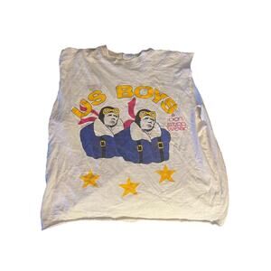 Vtg 1980s US BOYS NON STOP WEAR Shirt DISTRESSED THRASHED